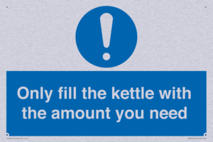 Only fill the kettle with the amount you need